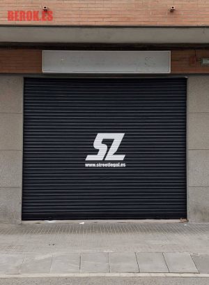 Mural Rotulo Streetlegal Sl Logo Negro Blanco 300x100000